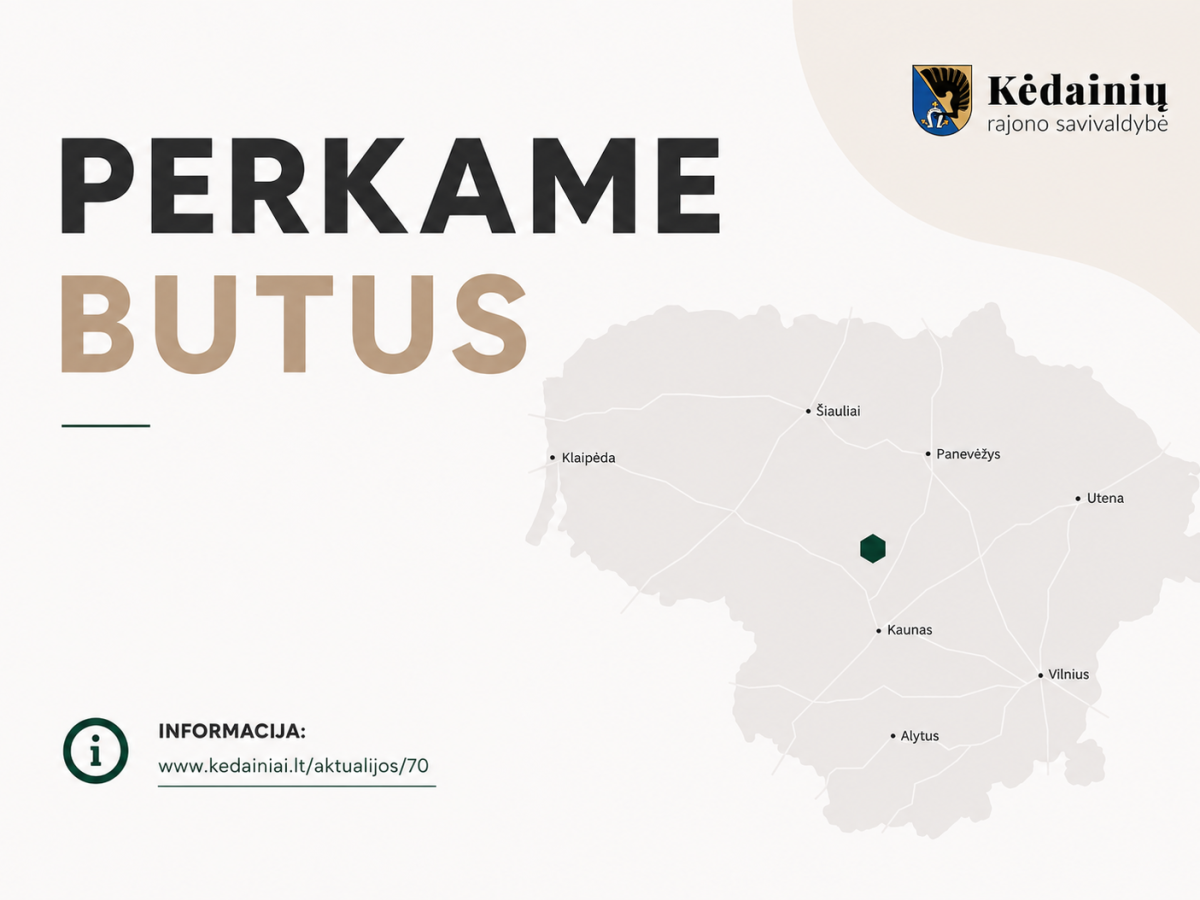 Pradėti nauji butų pirkimai: savivaldybė ieško būstų šeimoms ir žmonėms su negalia