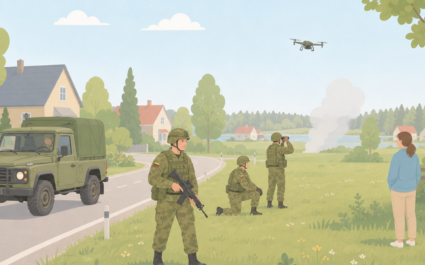 Gyventojams svarbus įspėjimas: pratybų metu bus naudojama pirotechnika, dronai ir technika