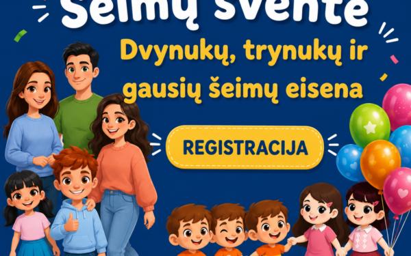 Šeimų šventėje laukia ypatinga eisena: trims šeimoms dovanos profesionalias fotosesijas
