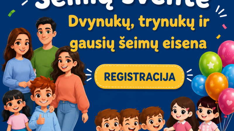 Šeimų šventėje laukia ypatinga eisena: trims šeimoms dovanos profesionalias fotosesijas
