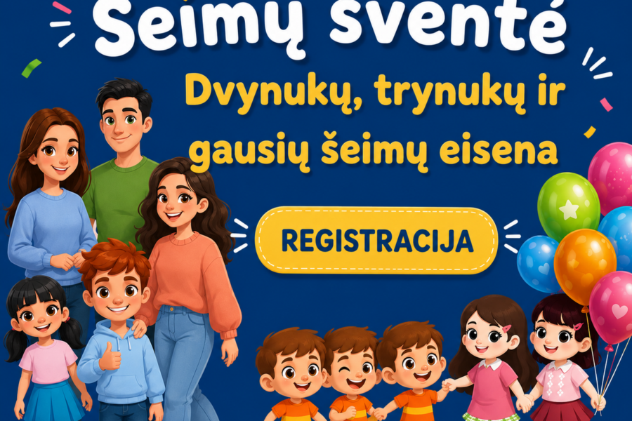 Šeimų šventėje laukia ypatinga eisena: trims šeimoms dovanos profesionalias fotosesijas