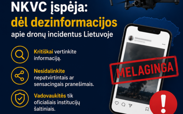 Institucijos skambina pavojaus varpais: apie dronus plinta melagienos ir DI klastotės