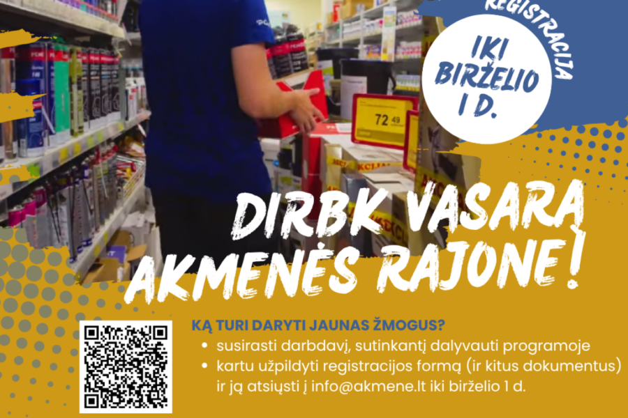 Ar jau registravaisi vasaros darbui? Jaunimo programa siūlo vietas ir kompensacijas
