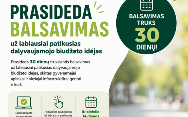 Kaišiadoryse startavo svarbus balsavimas: gyventojai spręs, kokie projektai bus įgyvendinti