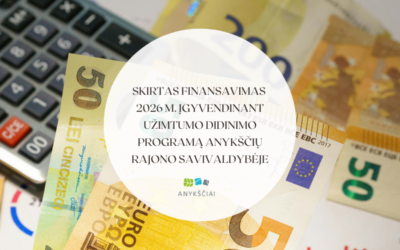 Užimtumo programai skirta 58 200 eurų: paaiškėjo, kam atiteks finansavimas
