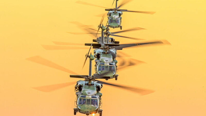 Įspūdingas reginys: „Black Hawk“, NASAMS ir karinė technika iš arti vienoje vietoje