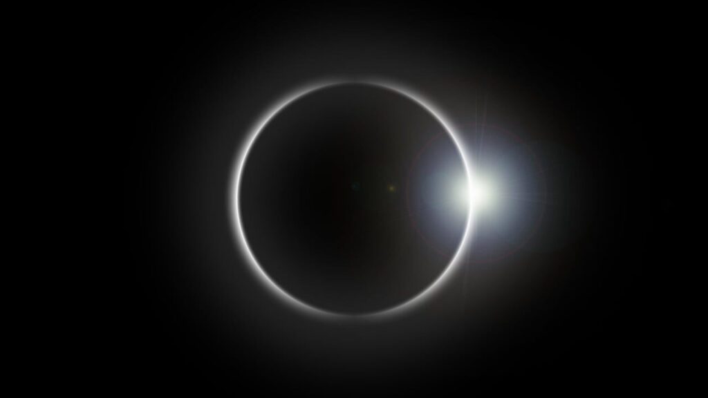 eclipse, solar eclipse, sun, flare, nature, astronomy, space, black sun