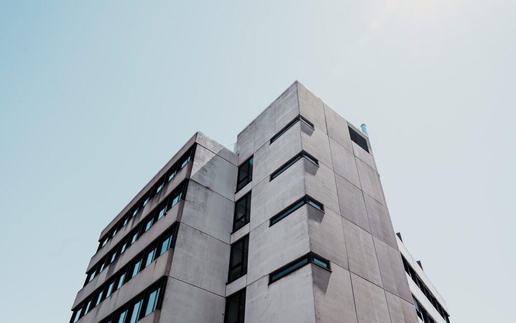 brutalism, concrete, building, architecture, town hall, skyscraper, city, urban, grey, gray, blue, concrete, building, building, building, building, building, architecture, architecture, city