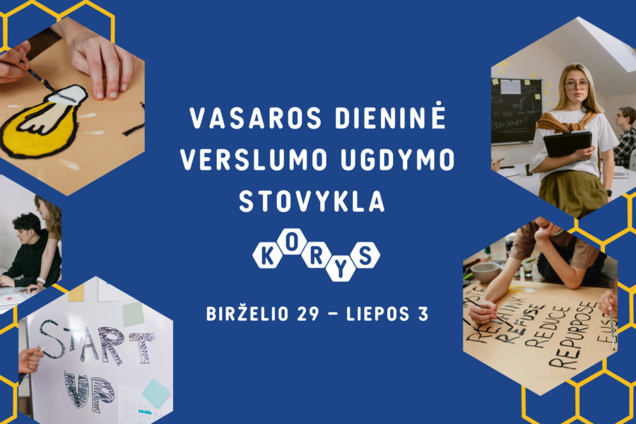Varėnoje jaunimui organizuoja verslumo stovyklą: vietų skaičius ribotas, registracija jau vyksta