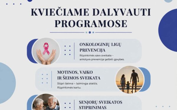 Trakų gyventojams, svarbi žinia: startuoja nemokamos sveikatos stiprinimo programos
