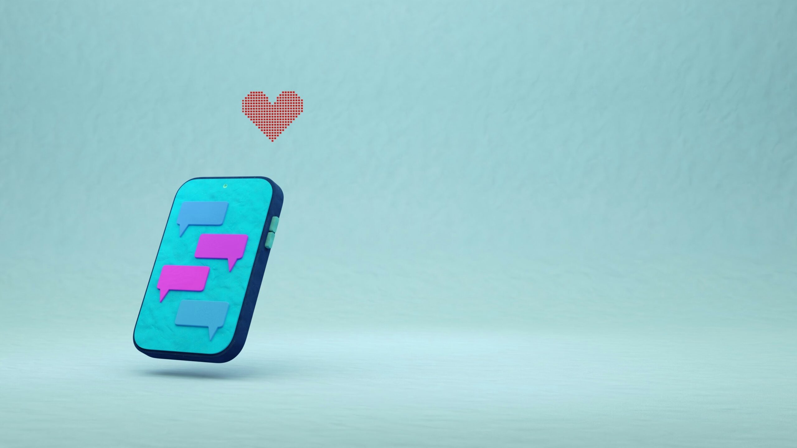 Romantika telefonu. Unsplash nuotr