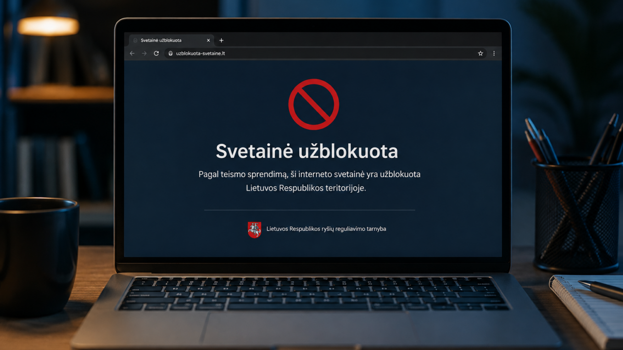 Lietuvoje prasideda nauja blokavimo banga: per 5 dienas taps nepasiekiama 40 svetainių