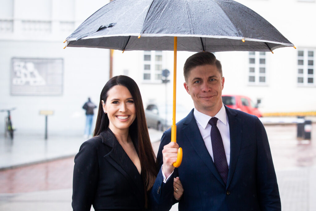 Aistė Sinkevičienė, Mindaugas Sinkevičius. ELTA / Marius Morkevičius