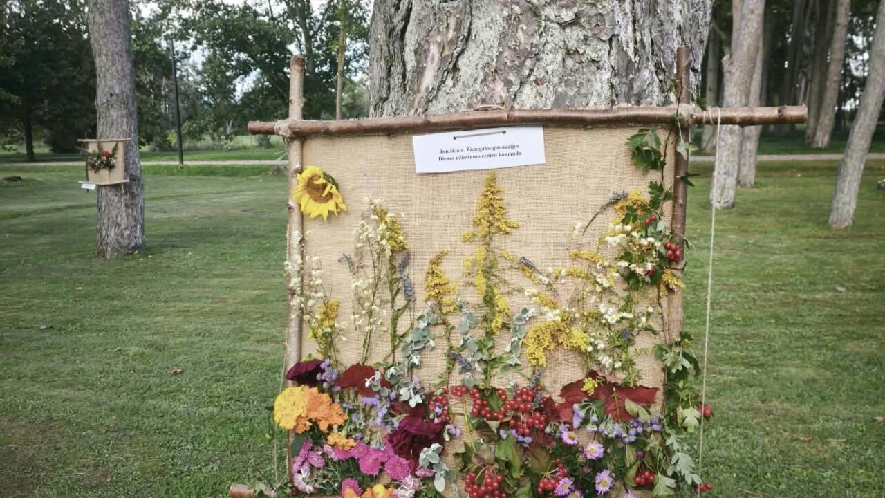 Kai rudens spalvos sujungia: kūryba, bendrystė ir bendradarbiavimas floristinių kilimų renginyje