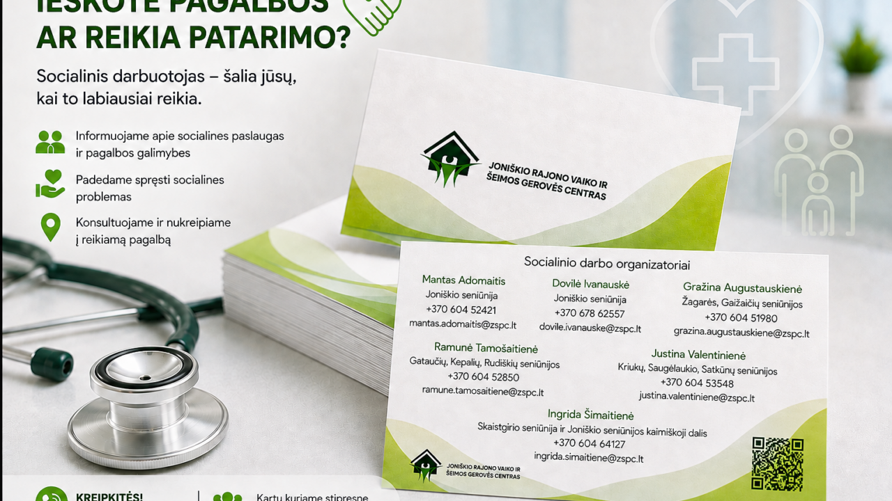 Kai reikia pagalbos – svarbu žinoti, kur jos ieškoti